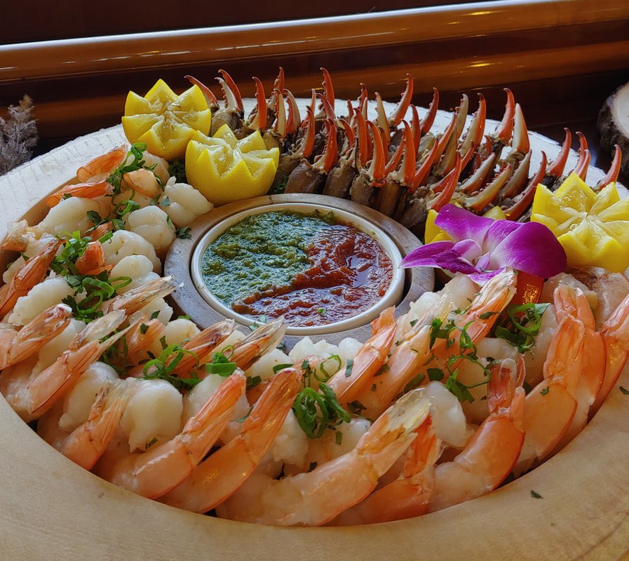 shrimp, Tampa Bay catering services, event planning, venues, sea service